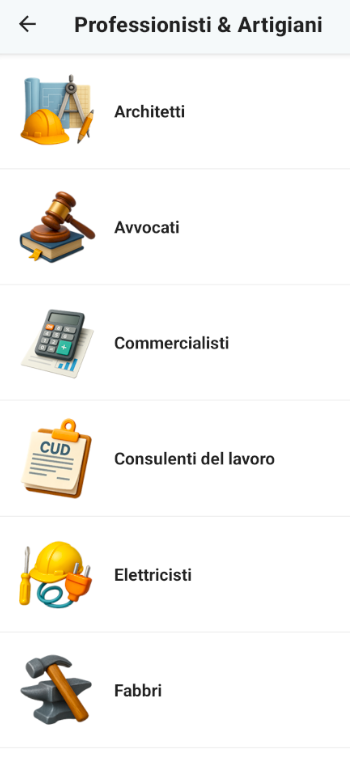Professionisti & Artigiani